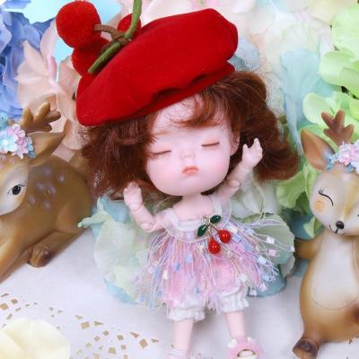 China 26 Joints Body Chubby Girls Cherry Bjd Doll 26 Body Ball 1/12 Dolls For Children Playing Dolls for sale