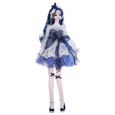 China Big fairy 60cm educational dreamy bjd doll with 3D eyes realistic female dolls girls play gift for sale