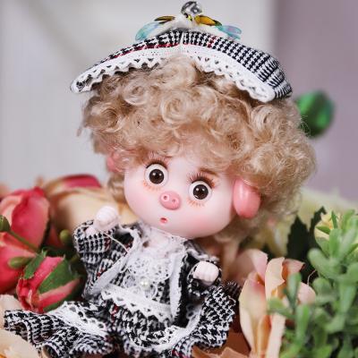 China Fashionable wholesale small 1/12 baby doll dress bjd doll clothes OB11 for mini doll accessories for sale