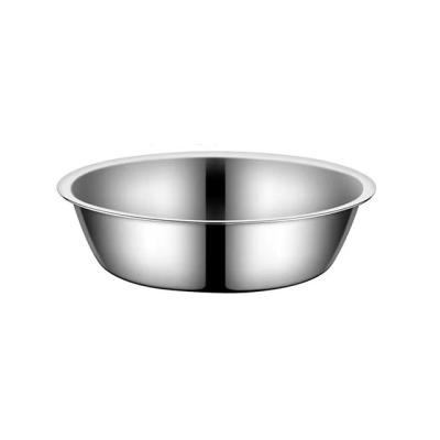 China Sustainable Factory Wholesale Stainless Steel Pet Food And Water Feeding Bowl , Dog Cat Bowl for sale