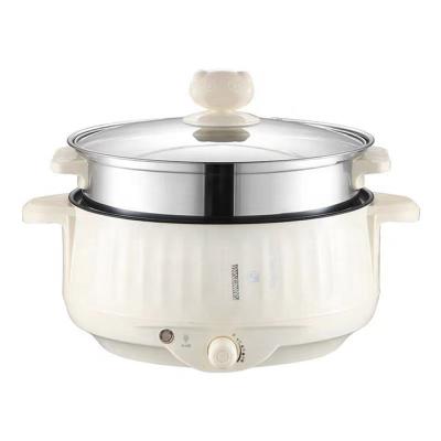 China Sustainable Electric All In One Cooker Stainless Steel Nonstick Cookware Hot Pot With Steamer for sale