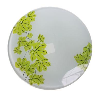 China Sustainable Tempered Glass Dessert Dish, Tempered Glass Dinner Dish for sale