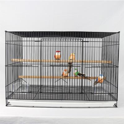 China Breathable Good Quality Pet Cage Stainless Steel Parrot Single Breeding Bird Cage for sale