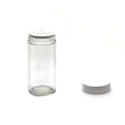 China Stocked Clear Glass Bottle Sauce Condiment Dispenser With Lid for sale