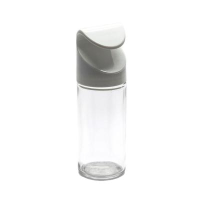 China Stored Clear Glass Spice Container With Lid And Top for sale