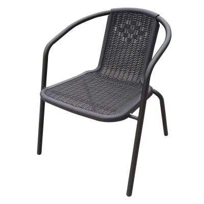 China Plastic Garden Rattan Chair Steel Frame Leisure Sillas Chair for sale