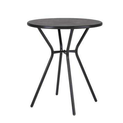 China Wholesale 2019 new design waterproof garden round plastic wooden garden table for sale