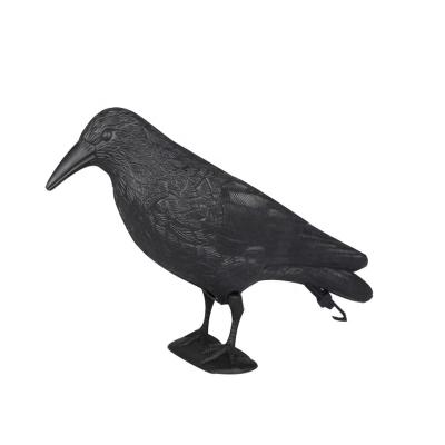 China Simulation Decoy Hunting Decoy Outdoor Hunting Plastic Crow for sale