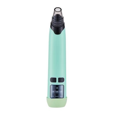 China Electric Acne Treatment Green 3 Speed ​​Bubble Beauty Nose Face Vacuum Blackhead Remover Machine Small for sale