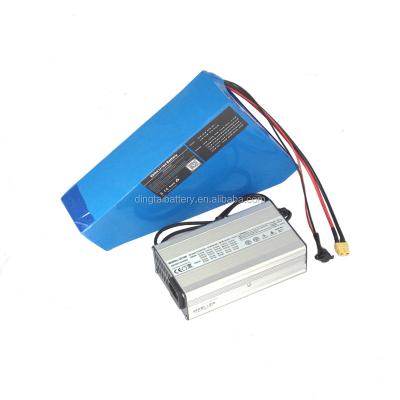 China 60V electric bicycle battery 60v triangle e-bike electric tire battery 60v 18.2ah 20ah 20.3ah 22.4ah 24.5ah 25ah wholesale for sale