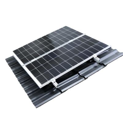 China Quick Installation OEM ODM PV Bracket Shingle Solar Panel Mount Aluminum Profile Tile Roof Rack System for sale