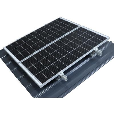 China Quick Solution Installation Factory Solar Panel Shingle PV Mount Bracket Tin Roof Mounting System for sale