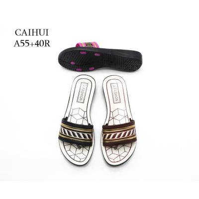 China Anti-Smell Indoor Soft Slipper For Woman Flip Flops Wedge Heel Luxury Sandals for sale