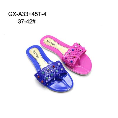 China Anti-Smell Slide In Flip Flops Embossing Design Servo Control Slippers For Women 2019 for sale