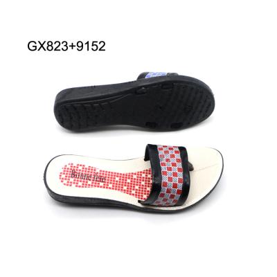 China Anti-odor Wedge Sandals Flat Woman PVC 2019 New Love Slippers Footwear Shoes For Women for sale