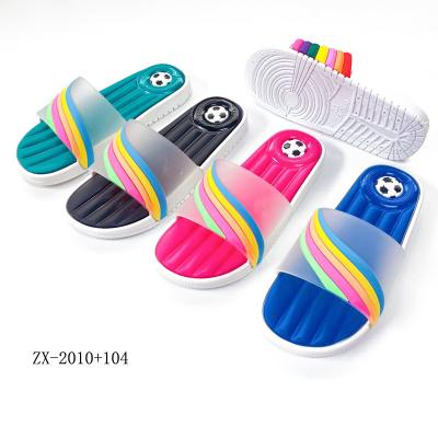 China Wholesale Waterproof Kids Bedroom Shoes PVC Slide Sandals Children Upper Sole Slippers for sale