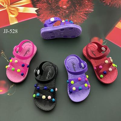 China Waterproof Summer Shoes Newborn Toddler Kids Soft Sole Cheap PVC Babies Sandals Slippers for sale