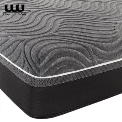 China Traditional Box Spring Plush Bedroom Furniture Hybrid Silver Memory Foam for sale