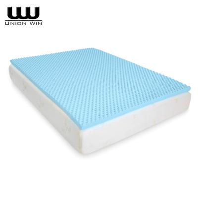 China 2 Inch Traditional Egg Gel Infused Crate Memory Foam Mattress Topper Single /Double/King for sale