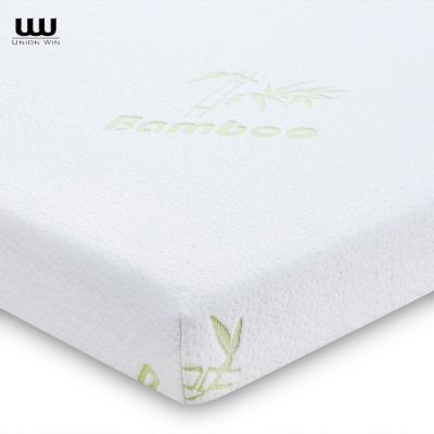 China Removable Cover Memory Foam Twin Mattress Topper With Removable Zippered Hypoallergenic Bamboo Cover for sale