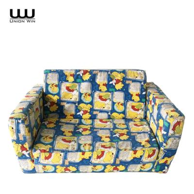 China Traditional Colorful Kids Foldable Sofa Bed for sale