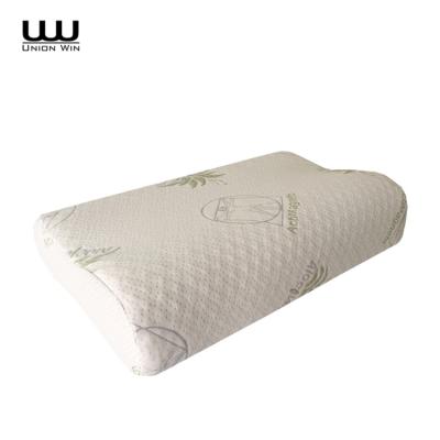 China Anti-Apnea Memory Foam Aloe Vera Bamboo Pillow for sale