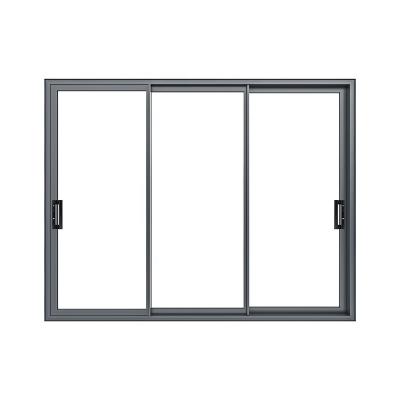 China Sliding Customize Anti-theft Large Balcony Aluminum Sliding Door And Window For Villa Project for sale