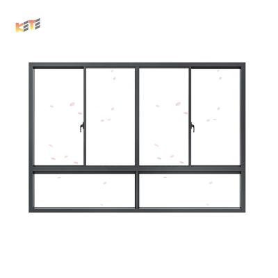 China Sliding Window Fashion Design Aluminum Sliding Aluminum Burglar Proof Sliding Window for sale