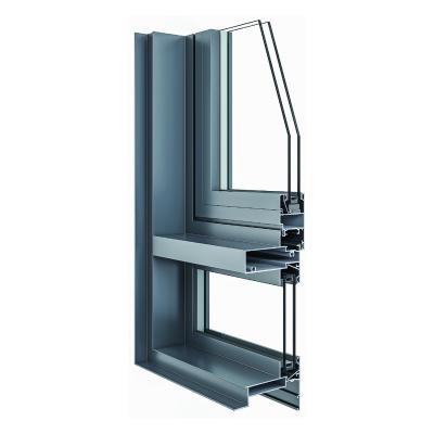 China Aluminum Alloy Modern Popular Modern Frame Casement Glass Window For Home for sale