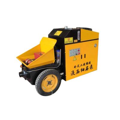 China Wholesale machinery repair shops factory column pump concrete pump small secondary construction diesel miniature truck for sale