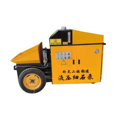 China Guaranteed machinery repair shops quality column pump small concrete pump diesel secondary construction miniature truck for sale