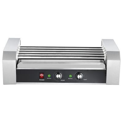 China 5 roll commercial hot dog maker machine COVER NOT INCLUDED egg bun machine sausage hot dog bun maker hot dog fryer machine for sale