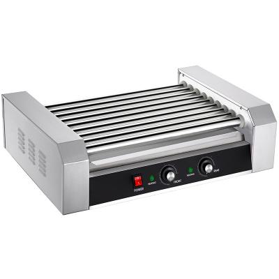 China Commercial is selling CE Approval Hot Dog Roll Grill / Wholesale Hot Dog Griiling Machine Stainless Steel Hot Dog 9 Roll Machine COVER NOT INCLUDED for sale