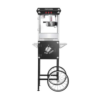 China 2022 outdoor hot sale popcorn machine with cart for commercial use movie theater grocery store other snack machines popcorn maker for sale