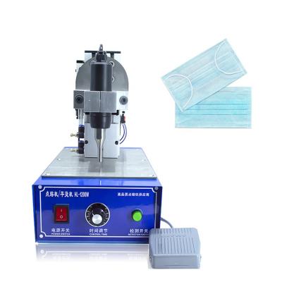 China Factory 35khz 800W Portable Mini Spot Welding Machine Ultrasonic Mask For Mask Earloop Welder Equipment for sale