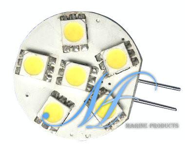 China Bulbo de lámpara de DC12V G4 SMD5050 LED, spotligt del LED, perno lateral lateral LED, luz del gabinete del LED en venta