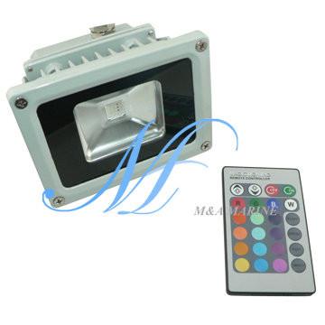 China reflectores de 10W RGB LED, haciendo publicidad de luces, luz de la cartelera con el control remoto en venta