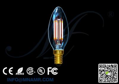 China Bulbos 2200-6000k de la luz C35 E14 Edison del filamento del candelabro 4watts 240v LED en venta