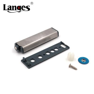 China Modern Steel Magnet Push Door Latch Release Drawer Cabinet Wardrobe Metal Open Latch for sale