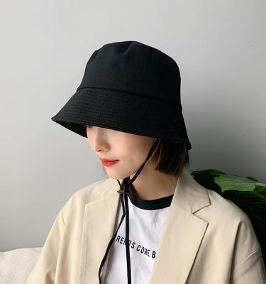 China China Supplier Wholesale Simple Striped Custom Bucket Hat With String for sale