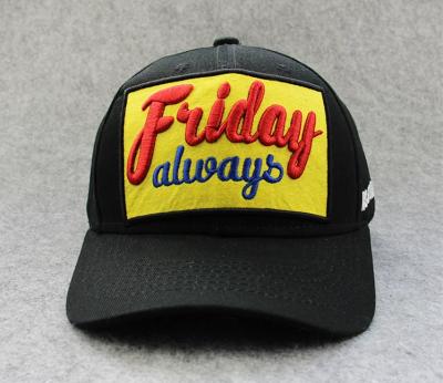 China COMMON 6 Panels Applique Letter 3D Embroidery Custom Baseball Caps And Hats for sale