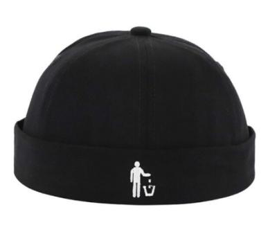 China Custom COMMON 100% Cotton Fashion Timeless Brimless Baseball Cap, Dome Hat, Docker Hat for sale