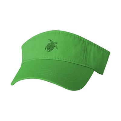 China Custom Green Striped 100% Cotton Sun Visor Hat From China Suppliers for sale