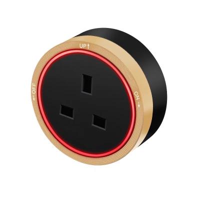 China SBY Socket Tabletop Power Outlet Track Power Socket Residential / Multi-Purpose Removable Outlet Socket Charging Standard Grounding for sale