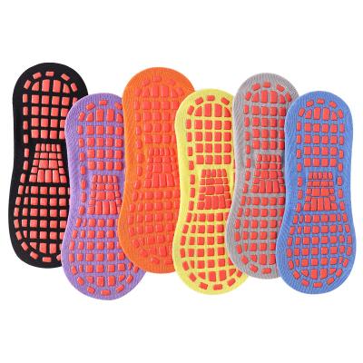 China New Kids Trampoline Non-slip Socks Breathable Breathable Rubber Trampoline Floor For Boys 1-12Y Soft Girl Indoor Massage Exercise Socks for sale