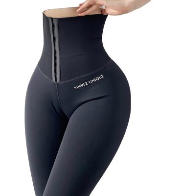 China Women's Breathable Yoga Pants Pilates Sport Shaping Yoga Legging Panties High Waist Bodybuilding Breasted Seamless Fitness Cuffs for sale