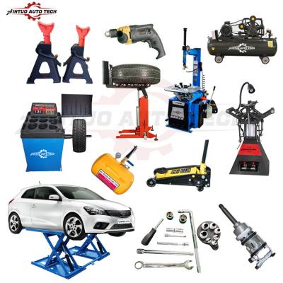 China Vehicle Equipment Garage Equipment And Tools Tire Machine JT-600+JW-99+JT-3000MS Combo for sale