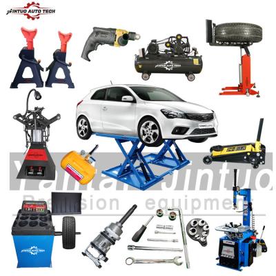 China Garage Equipment Tire Shop Machine Tire Switch Wheel Balancer Post Car Lift Wheel Aligner JT-600+JW-99+JT-3000MS 2 for sale