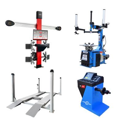 China New design high precision 3d wheel alignment tire switch machine and wheel balancer combined for sale