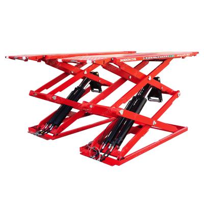 China Small super thin double platform scissor car lift 3T for sale 3000kgs for sale